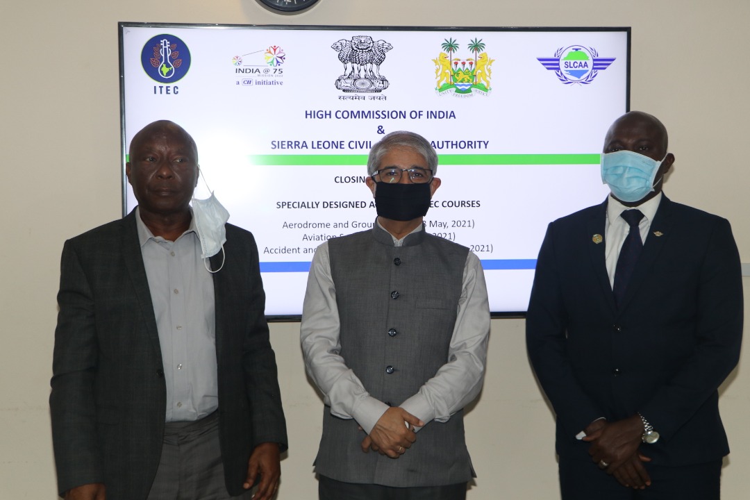 Closing Ceremony of specially-designed e-ITEC training programme for SL  Civil Aviation Authority (25 May 2021)