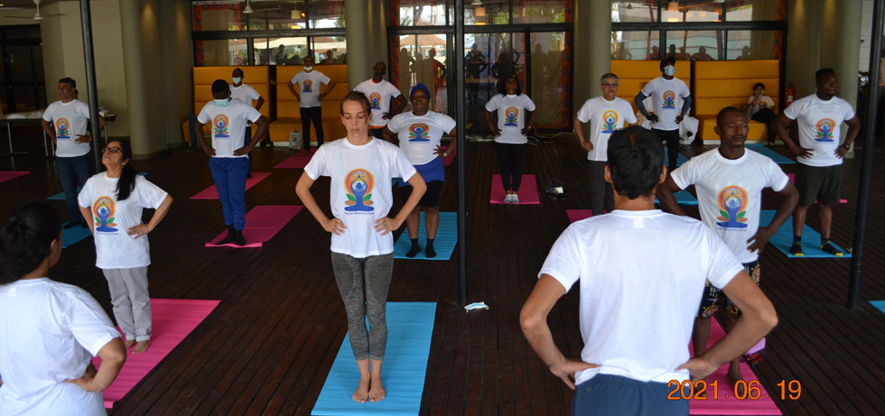 High Commission of India celebrates 'International Day of Yoga 2021' in Freetown, Sierra Leone